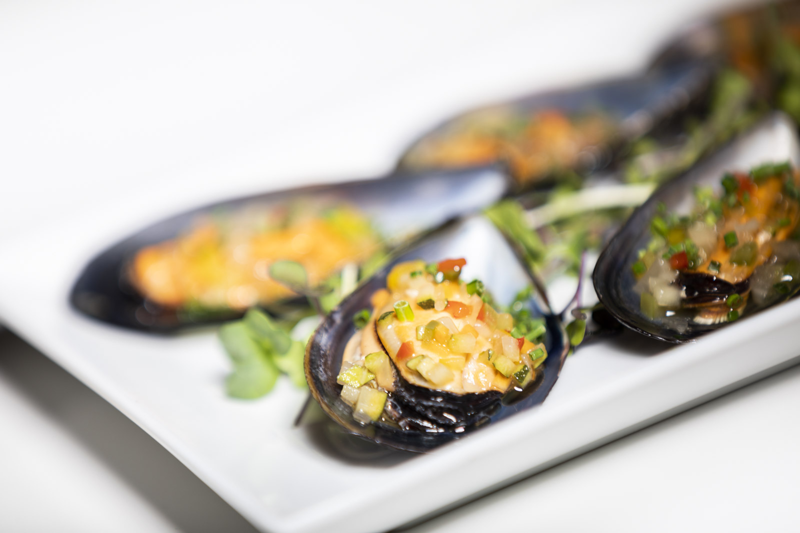 mejillones con hortalizas