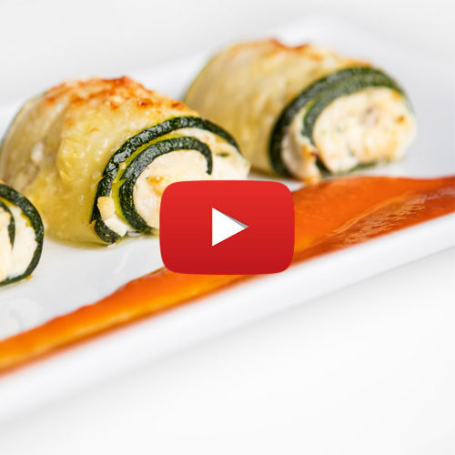 Receta: rollitos de calabacín