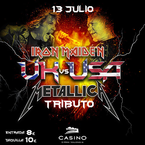 Concierto tributo a Metallica & Iron Maiden