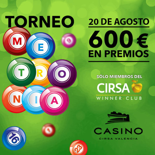 Nuevo Torneo Metronia ¿A que no pierdes?