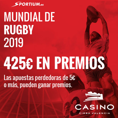 El mundial de Rugby en Casino CIRSA