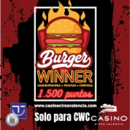 Burger Winner solo para Cirsa Winner Club