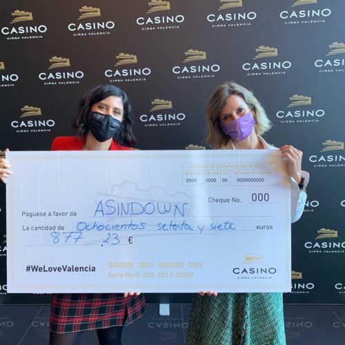 Casino Cirsa Valencia colabora con Asindown