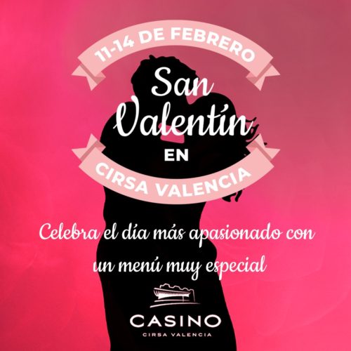 Vive un San Valentín de ensueño en Casino Cirsa Valencia