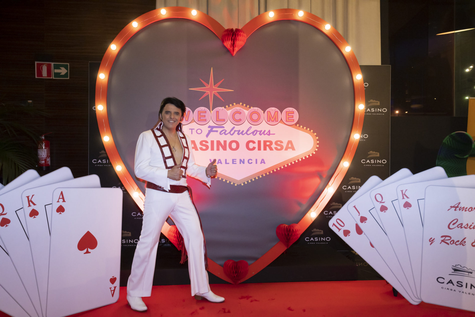 Tributo a Elvis en San Valentín.