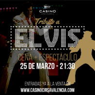 Cena Espectáculo Tributo a Elvis Presley – 25 de marzo de 2023