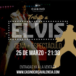 Cena Espectáculo Tributo a Elvis Presley