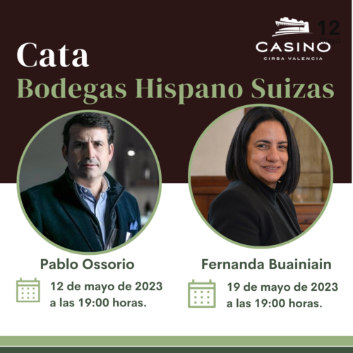 Participamos en la agenda del Valencia Culinary Festival con dos Catas de Bodegas Hispano Suizas