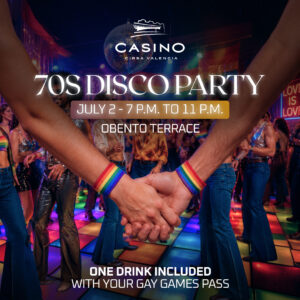 Gay Games Disco 70´s Party - 2 julio 7pm a 11pm