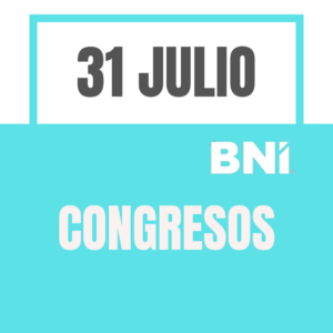 31 JULIO: CONGRESOS