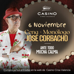 Cena + Monólogo - José Corbacho - 6 de noviembre