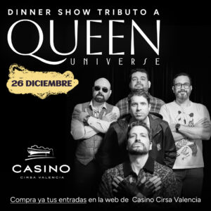 Dinner Show Tributo Queen - 26 diciembre - Universe