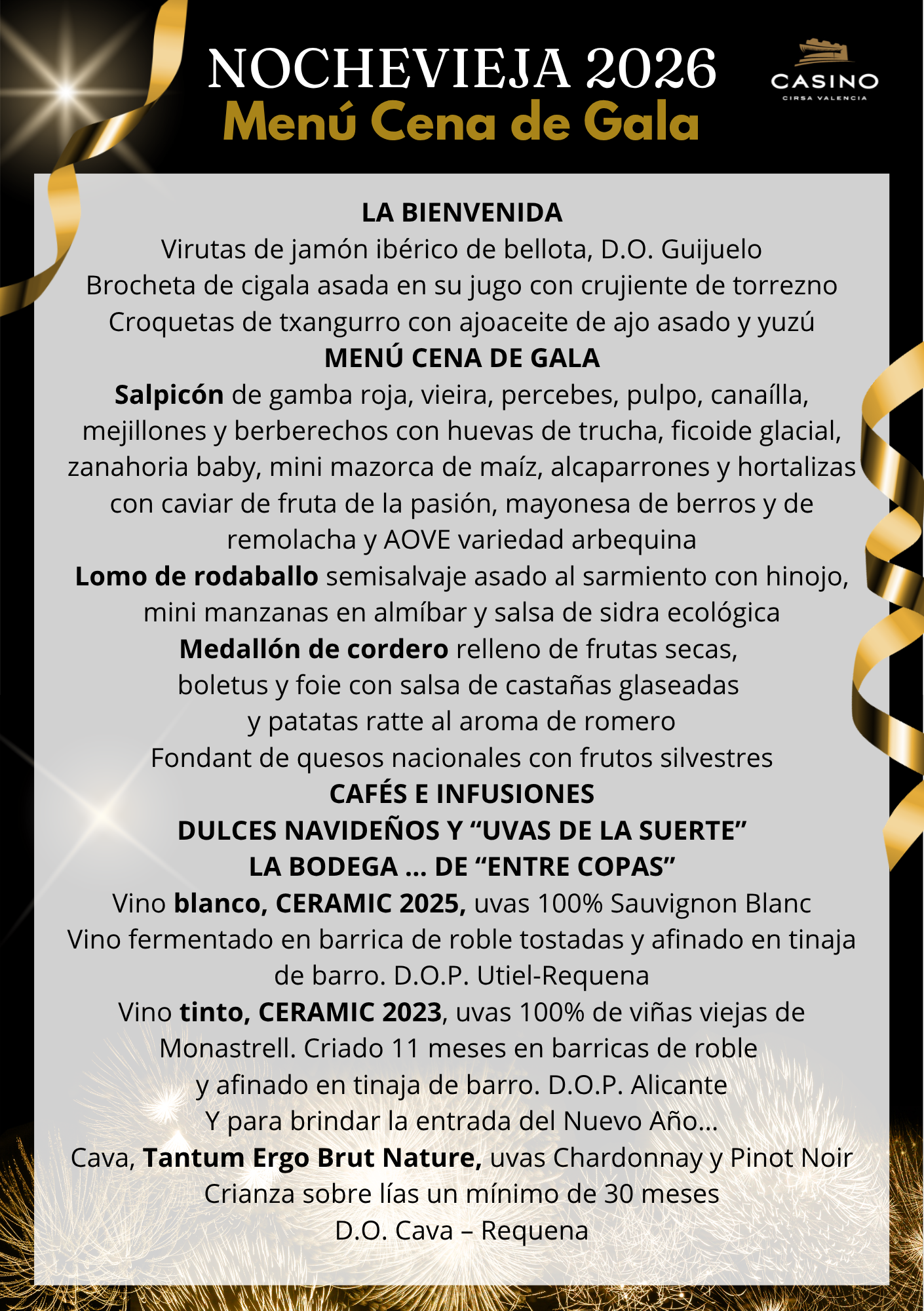 Cena Nochevieja Restaurante One Valencia - Imagen 2