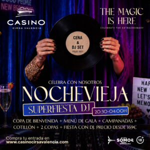 Fiesta Nochevieja en Sala de Fiestas