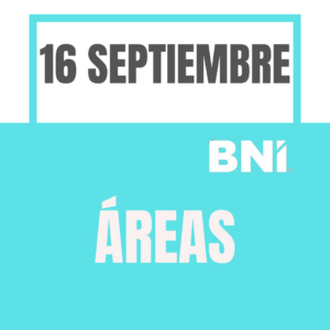 16 SEPTIEMBRE: ÁREAS