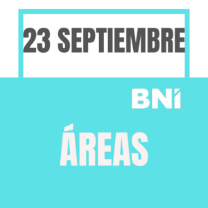 23 SEPTIEMBRE: ÁREAS
