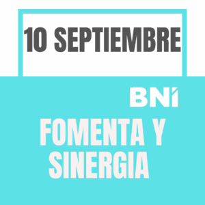 10 SEPTIEMBRE: FOMENTA Y SINERGIA